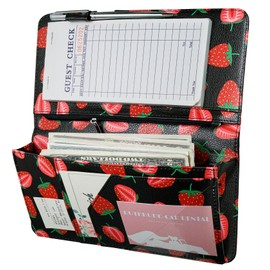Server Book with Zipper Pocket and Magnetic Closure Server Booklet Waitress Book Serving Book with Money Pocket Waitstaff Organizer Fit Server Apron Waiter Book Wallet High Volume Pocket