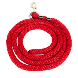 Horse Training Rope, Heavy Duty 6.6ft Durable High Tensile Horse Lunge Line Thickened with Snap for Competition (Red)
