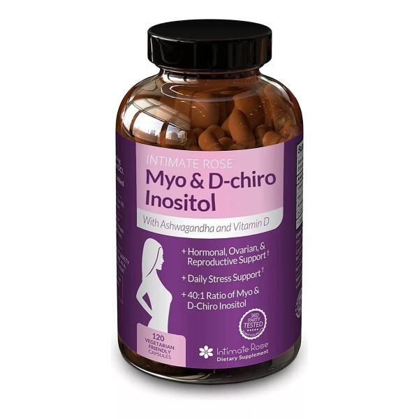 Intimate Rose Myo And D-chiro Inositol 40:1 (120 Cápsulas) Con Vitamina D