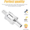 DAVRPES 6mm 1/4" Fuel Check Valve One Way Inline Non