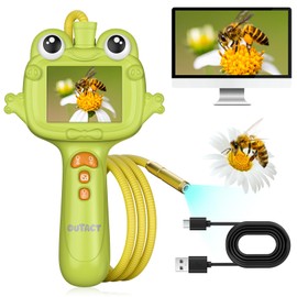 Endoscope for Children, Portable Endoscope with 8 LED Lighting, Waterproof Lens Toy for Boys and Girls Educational STEM Activities