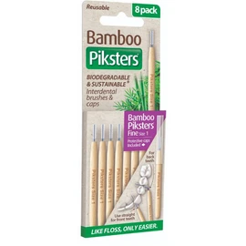 Piksters Buy Piksters Bamboo Straight Interdental Brush Size 1 8 Pack Online | Chempro Chemists