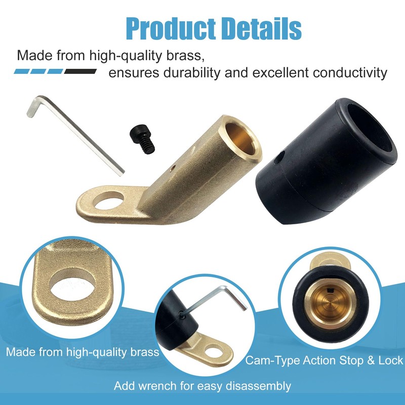 2PCS CT-40FA Welding Terminal Connector, Welding Lug Connector Adapter, for