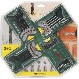 Bosch 2607017071 3 Plus 1 New Drill Bits by Bosch Mini X-Line Set