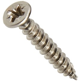 TIMCO 30020CLAHN Classic Hinge Screw PZ1-NKL, Silver, 3.0 x 20, Set of 200 Pieces