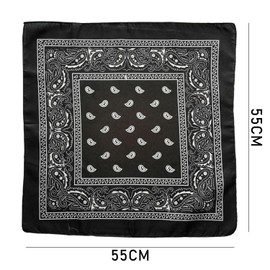5 Pieces Bandana, Multifunctional Bandana, Cotton Scarf, Camouflage Men's Face Mask, Women's Headband, Square Handkerchief, Suitable for Parties, Sports