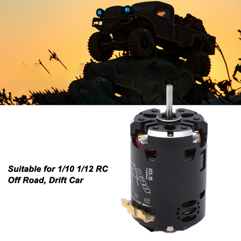 540 V3 10.5T Sensored Brushless Motor RC Car Motor for