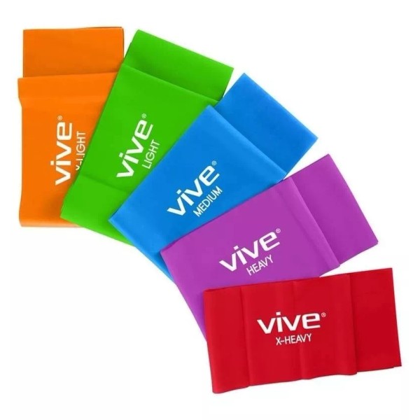 Vive Health Bandas De Resistencia Vive Health Kit De 5 Piezas