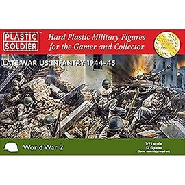 Plastic Soldier American Infantry 1944-45 1/72nd Miniature, Multicolor