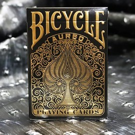 USPCC Bicycle Aureo Black Playing Cards