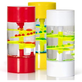 (1) Calming liquid drop spiral timer sensory visually stimulating bubble motion autism adhd fidget toy