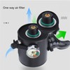 DIDEEP 0.5L Scuba Oxygen Cylinder Head Breather Valve Adapter for