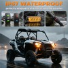 YUDE ATV SXS UTV Turn Signal Kit with 110dB Horn,Pre-Wired,Plug