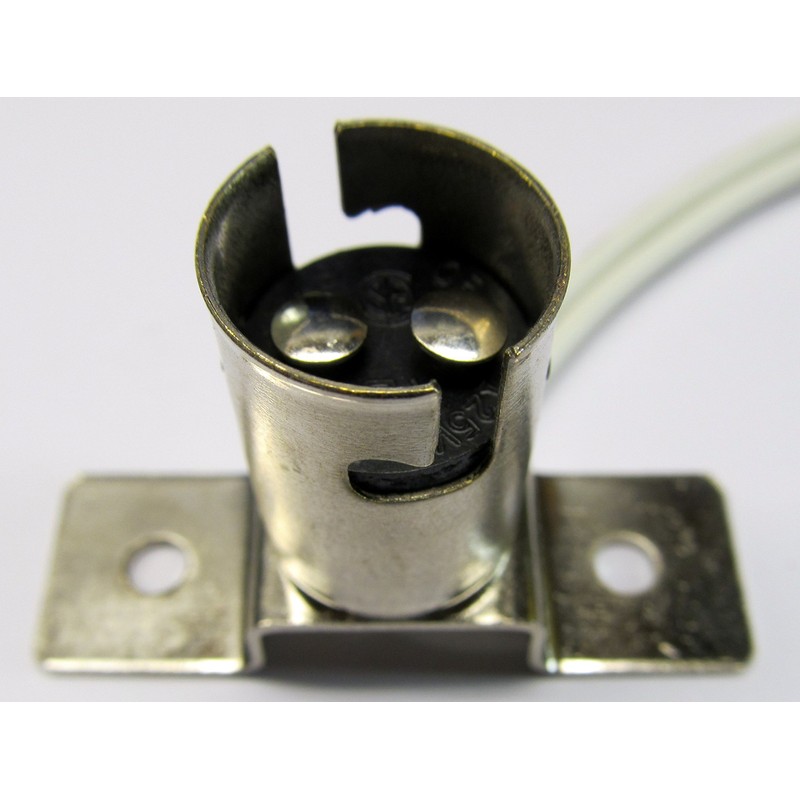 Bayonet Bulb Socket, BA15d base (1076, 1176 etc.), 2-hole Flange