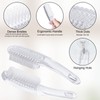 Beomeen 6 Pcs Handle Grip Nail Brushes for Cleaning, Long