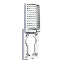 Hermat Rain Protection Rosette 2080 Protection for Profile Cylinder Door Cylinder Lock Cylinder F1 Silver Anodised