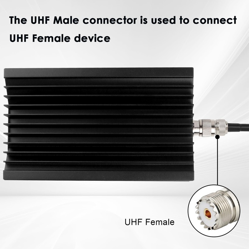 XRDS -RF 200W PL259 UHF Male RF Dummy Load for
