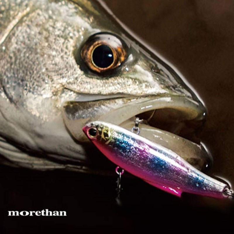 Daiwa Morethan Salt Vibe 72S SG Vibration Seabass Lure, Silver-Stripe