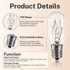 FRIGESWIFT 15W E12 Salt Lamp Bulb 120V 2700K Clear Glass
