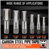 HORUSDY 6-Piece NPT Pipe Tap Set, Carbon Steel Threading Tool