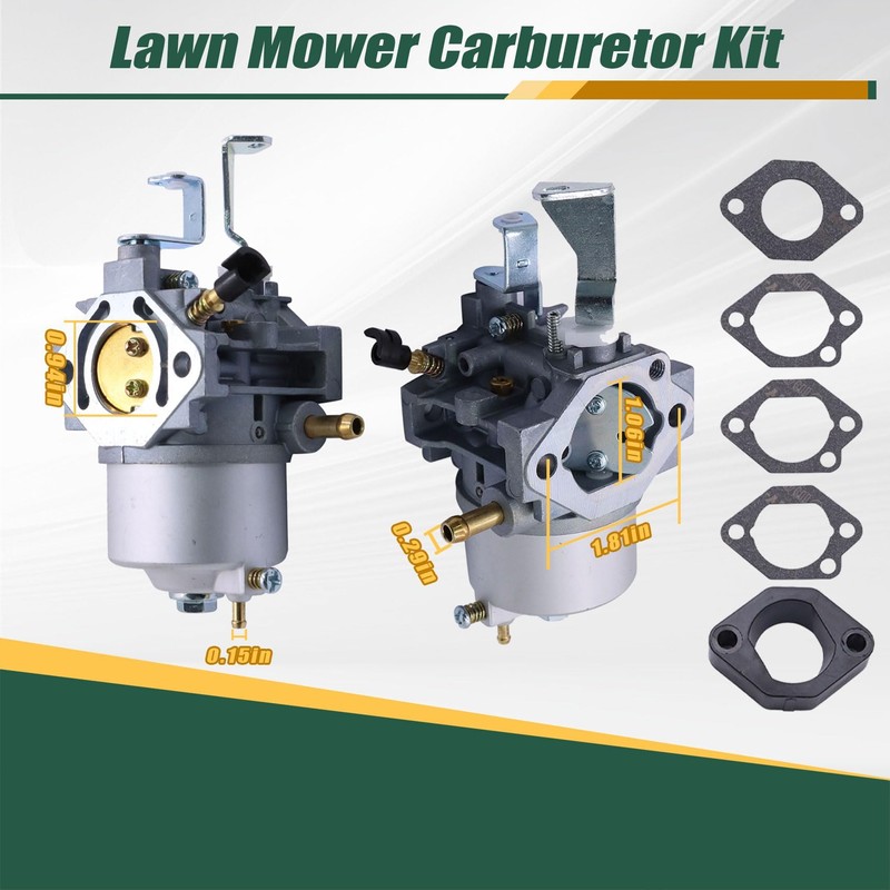 XQSMWF Carburetor Carb Set Compatible With Vanguard 9hp Engine Briggs