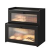 FILWH Bread Box for Kitchen Countertop Double Layer Large Corner