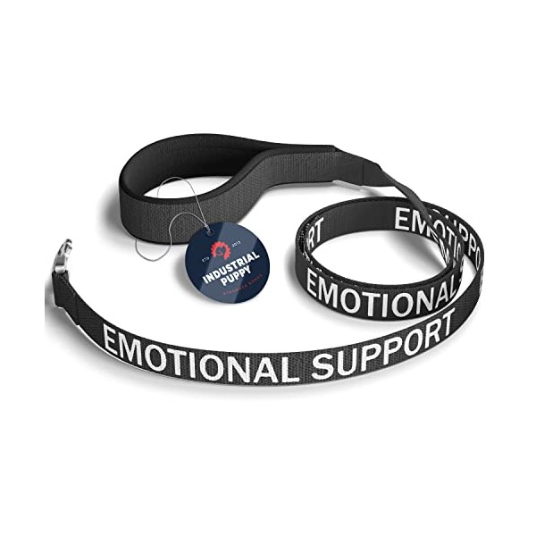 Emotional Support Dog Leash Wrap with Neoprene Handle and Reflective