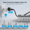 Key Power 220V to 110V Step Down Voltage Converter 2-Outlet