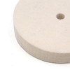 sourcing map 5 Inch Diameter 20 mm Thick Felt Round