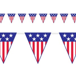 Beistle Spirit of America Pennant Banner