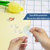 36 adornos acrílicos para tartas en blanco, para fiesta de