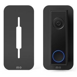 Mars Outpost Non-Adhesive Wall Plate Mount Compatible with Eufy Doorbells Mount Back-Plate Covers Holes Dents Scratches Secure Snug Installation Made in UK
