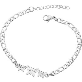 Pulsera de acero inoxidable para fiesta de cócteles con diseño de mariposa