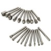 Gasea 20pcs 3mm Shank HSS Mini Router Burr Rotary File