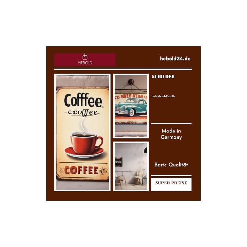 Tin Sign 20 x 30 cm – Made in Germany