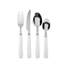 Home 756467 Cutlery Set 24 Pieces Stainless Steel White Handle