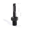 Core Drill Shaft Adapter, Black SDS Handle M16 for Marble
