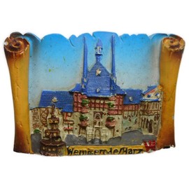 Werningerode GCG 862440 Resin Fridge Magnet Souvenir Decoration 7 x 5 cm