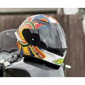 TAOHOM K1 Replacement Helmet Visor,K5 Motorcycle Helmet Face Shield Compatible with K1 K1S K3SV K5 K5S (Deep Smoke)