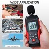 Decibel Meter, Sound Level Meter 30-130dB Digital Audio Noise Meter