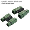 sourcing map Binoculars 4X30 Compact Foldable Binoculars Shock Proof Dark