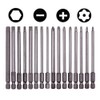 Rocaris 16 Pack 1/4 Inch Hex Shank Long Magnetic Screwdriver