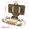 LThyzszb Tactical Vest Phone Holder Plate Carrier Phone Mount, Universal