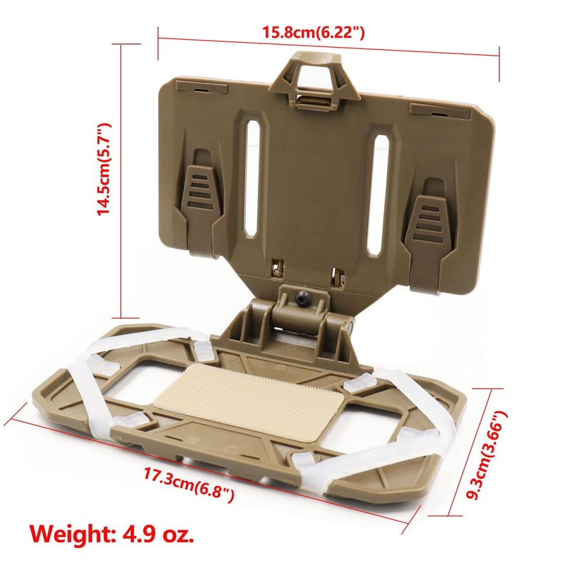 LThyzszb Tactical Vest Phone Holder Plate Carrier Phone Mount, Universal