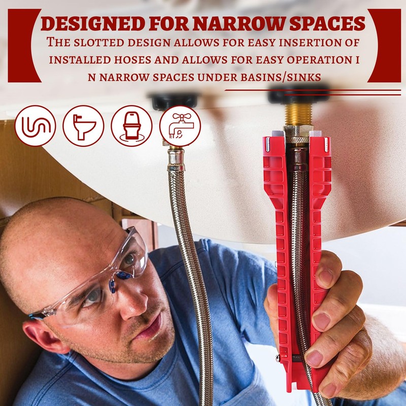 Herbst Tap key, 14 in 1 tap key tool, multifunctional