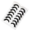 Poolunch False Eyelashes Fluffy Cat Eye Look 8D Crossed Wispy