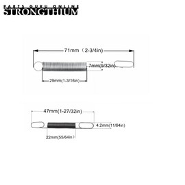 Strongthium Throttle Springs Assortment Governor Idle Springs Linkage Control Kit for Honda Briggs and Stratton Small Engines GX160 GCV160 GX270 GX340 Predator Champion generators