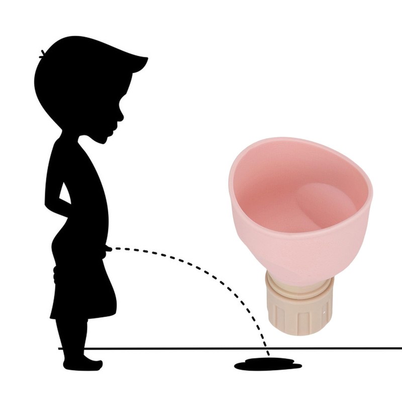 Unisex Urinal Pee Cup, Reusable Emergency Urine Funnel Pee Cup