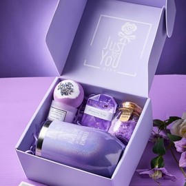 7PCS Caja Regalo para Mujer de Bath SPA, Caja Regalos para Mejorar Pronto, Regalo de Cumpleaños para Día Madre para Amigas, Mamá, Hermana, Novia, Rega