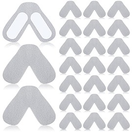 Jutom 24 Pack Nose Pads for Mask Avoiding Air Leaks Nasal Pads for Supplies Comfortable Nasal Guard Sleep Mask Liners Soft Cushions Accessories(Grey)